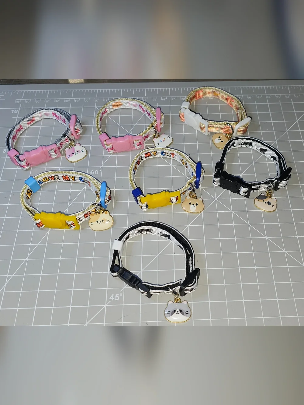 Kitty Themed Cat Collars